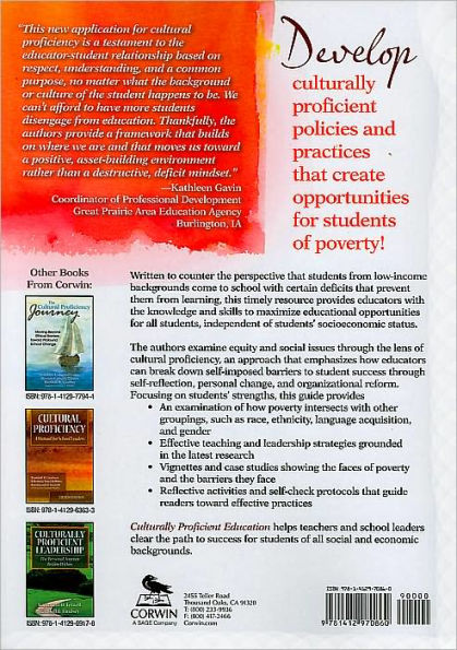 Culturally Proficient Education: An Asset-Based Response to Conditions of Poverty / Edition 1