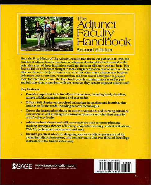 The Adjunct Faculty Handbook / Edition 2