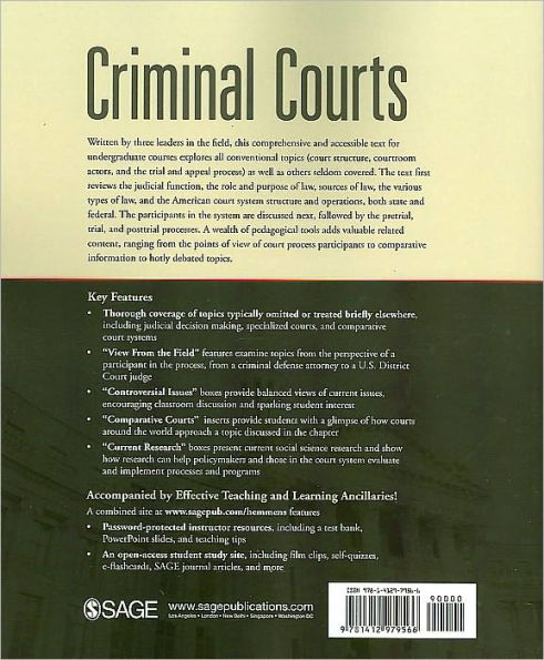 Criminal Courts: A Contemporary Perspective / Edition 1
