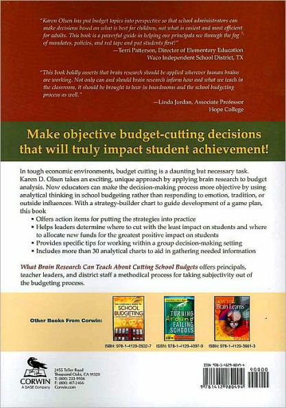 What Brain Research Can Teach about Cutting School Budgets / Edition 1