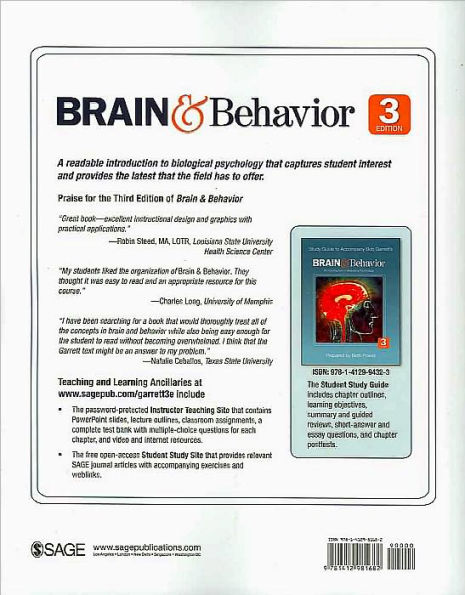 Brain & Behavior: An Introduction to Biological Psychology / Edition 3