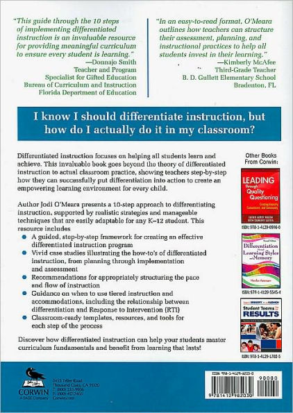 Beyond Differentiated Instruction / Edition 1