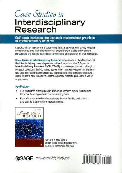 Case Studies in Interdisciplinary Research / Edition 1