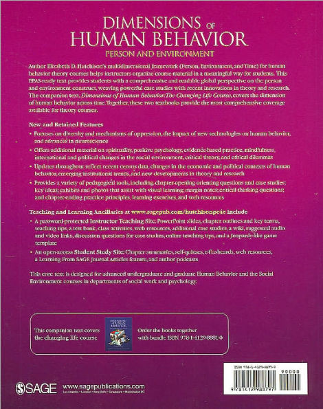 Dimensions of Human Behavior: Person and Environment / Edition 4