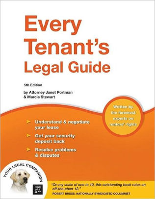 Every Tenant S Legal Guide By Marcia Stewart Janet