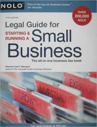 Title: Legal Guide for Starting & Running a Small Business / Edition 11, Author: Fred Steingold