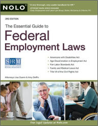 Title: The Essential Guide to Federal Employment Laws / Edition 3, Author: Lisa Guerin