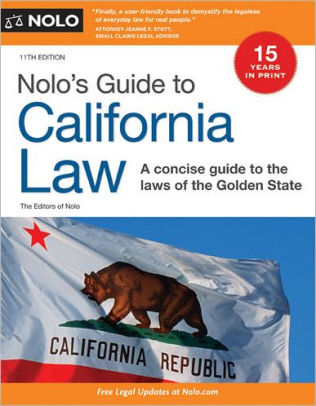 Nolos Guide To California Lawpaperback - 