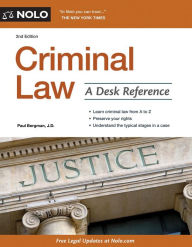 Pdf format free download books Criminal Law: A Desk Reference (English Edition) FB2 DJVU by Paul Bergman J.D. 9781413319934