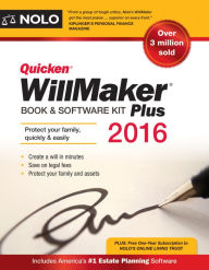 Ebook textbook download Quicken Willmaker Plus 2016 Edition: Book & Software Kit MOBI 9781413322002 by Editors of Nolo (English literature)