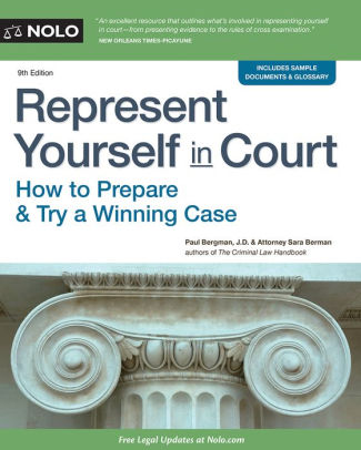 Represent Yourself In Court How To Prepare Try A Winning Casepaperback - 