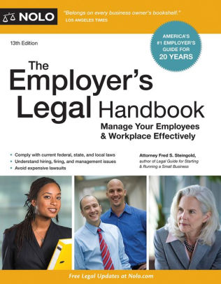 The Employer S Legal Handbook Manage Your Employees