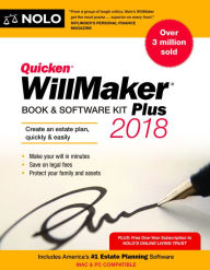 Title: Quicken Willmaker Plus 2018 Edition: Book & Software Kit, Author: Editors of Nolo