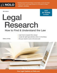 Title: Legal Research: How to Find & Understand the Law, Author: Stephen Elias Attorney