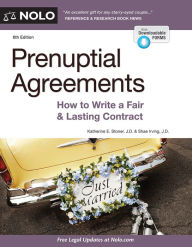 Title: Prenuptial Agreements: How to Write a Fair & Lasting Contract, Author: Katherine Stoner Attorney