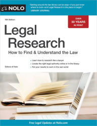 Free ebook download ipod Legal Research: How to Find & Understand the Law iBook MOBI CHM 9781413328882