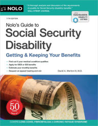 Ebook deutsch kostenlos downloaden Nolo's Guide to Social Security Disability: Getting & Keeping Your Benefits 9781413329490  in English by David A. Morton III M.D.