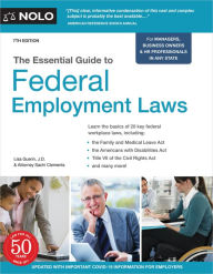 Title: The Essential Guide to Federal Employment Laws, Author: Lisa Guerin J.D.