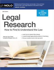 Title: Legal Research: How to Find & Understand the Law, Author: Editors of Nolo