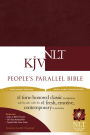 People's Parallel Bible KJV/NLT (Imitation Leather, Burgundy/maroon)