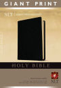 Holy Bible, Giant Print NLT (Red Letter, Imitation Leather, Black)
