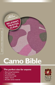 Title: Camo Bible NLT (Canvas, Pink), Author: Tyndale