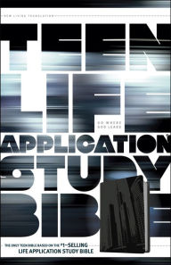 Title: NLT Teen Life Application Study Bible (LeatherLike, Steel), Author: Tyndale
