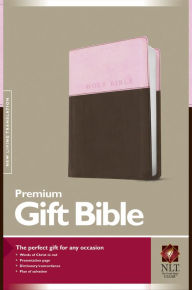 Title: Premium Gift Bible NLT, TuTone (LeatherLike, Pink/Dark Brown, Red Letter), Author: Tyndale