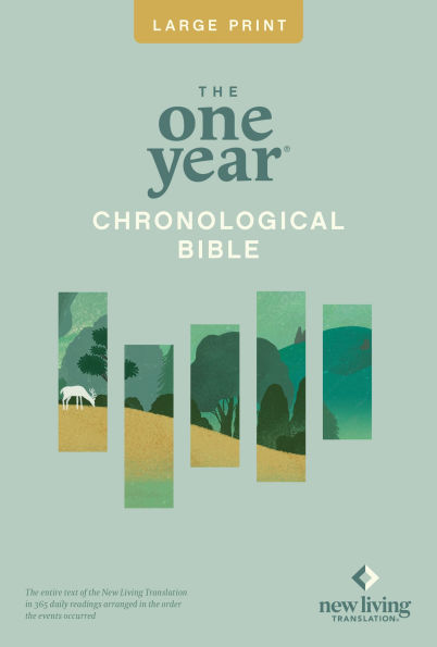 The One Year Chronological Bible NLT, Large Print Thinline Edition (Softcover)
