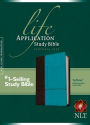 NLT Life Application Study Bible, Second Edition, Personal Size (LeatherLike, Dark Brown/Teal)