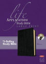 NKJV Life Application Study Bible, Second Edition, Large Print (Red Letter, Bonded Leather, Black, Indexed)
