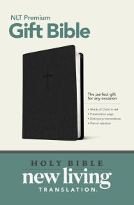 Title: Premium Gift Bible NLT (LeatherLike, Classic Black, Red Letter), Author: Tyndale