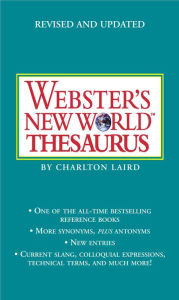 Title: Webster's New World Thesaurus: Third Edition, Author: Webster's New World