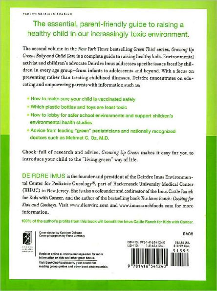 Growing Up Green! Baby and Child Care (Green This! Series)