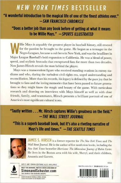 Willie Mays: The Life, The Legend: Hirsch, James S.: 9781416547907:  : Books