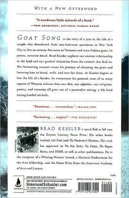 Goat Song A Seasonal Life A Short History Of Herding And The Art Of Making Cheesepaperback - 