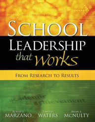 Title: School Leadership That Works: From Research to Results, Author: Robert J. Marzano