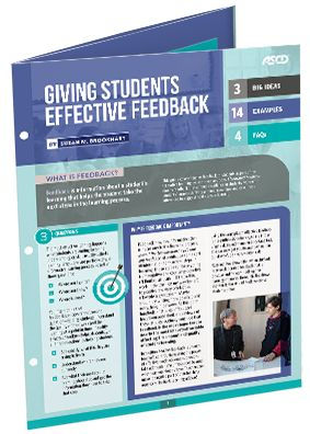 Giving Students Effective Feedback (Quick Reference Guide)