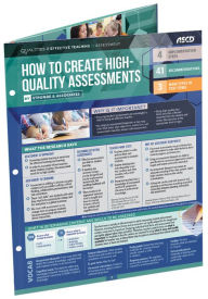 Title: How to Create High-Quality Assessments (Quick Reference Guide 25-Pack), Author: Stronge & Associates
