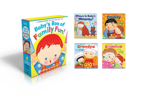 Baby's Box of Family Fun! (Boxed Set): A 4-Book Lift-the-Flap Gift Set: Where Is Baby's Mommy?; Daddy and Me; Grandpa and Me, Grandma and Me