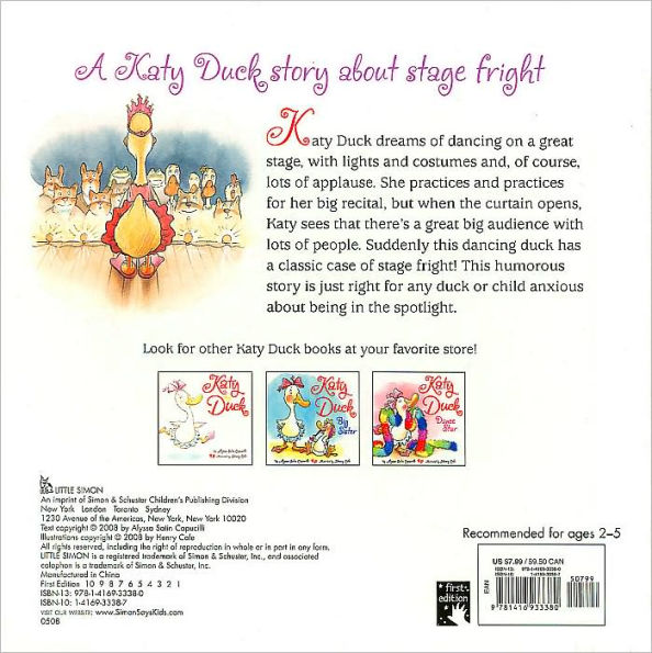 Katy Duck, Center Stage (Katy Duck Series)