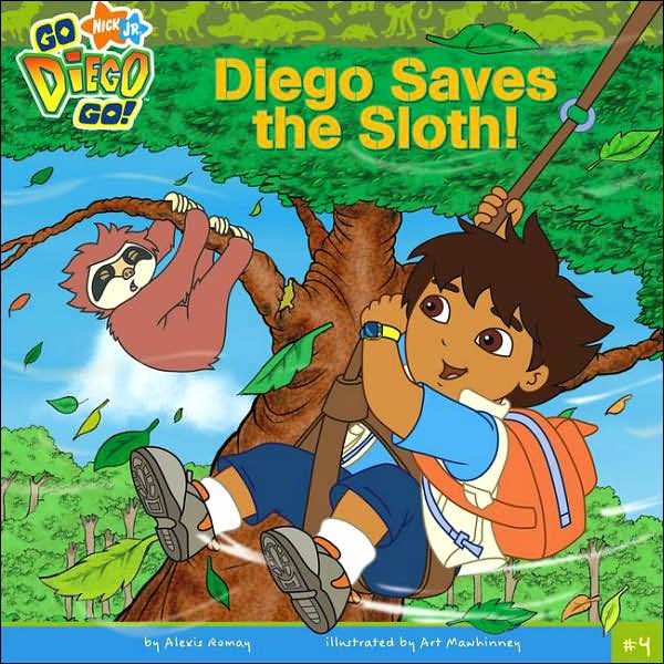 Diego Saves the Sloth! (Go, Diego, Go! Series) by Alexis Romay, Art ...