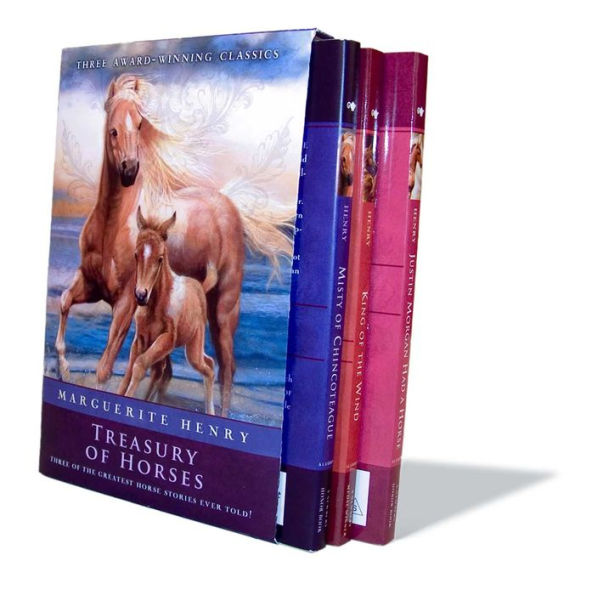 Marguerite Henry Treasury of Horses (Boxed Set): Misty of Chincoteague, Justin Morgan Had a Horse, King of the Wind