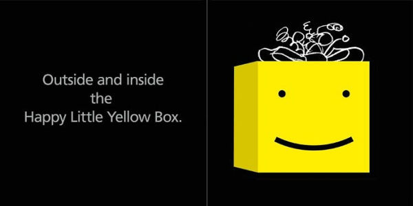 The Happy Little Yellow Box: A Pop-Up Book of Opposites