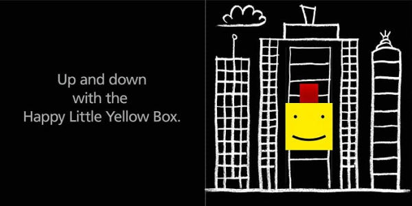The Happy Little Yellow Box: A Pop-Up Book of Opposites