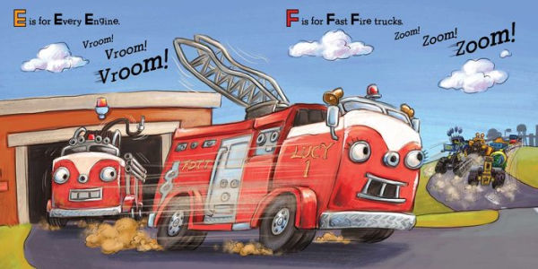 Race From A To Z - (jon Scieszka's Trucktown) By Jon Scieszka