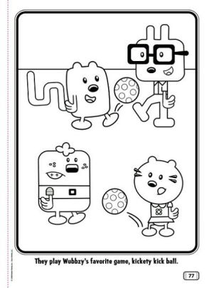 coloring daizy pages wow wow wubbzy