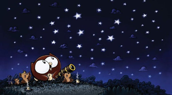 Owly & Wormy, Bright Lights and Starry Nights