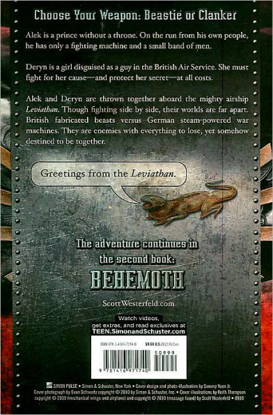 Leviathan (Leviathan Series #1) by Scott Westerfeld, Keith Thompson,  Paperback