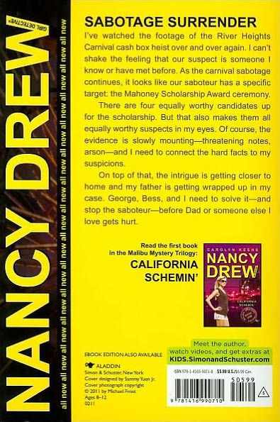 Sabotage Surrender (Nancy Drew Girl Detective Series: Sabotage Mystery Series #3)